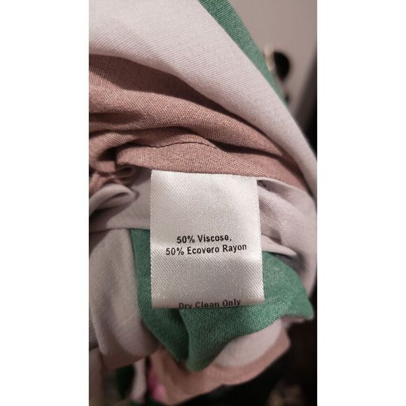 Megan Renee High Slit Multicolor Maxi‎ Skirt With Pockets - 2X NWT MSRP $245 - Picture 6 of 8